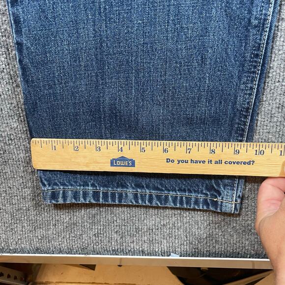 Ariat M4 Low Rise Boot Cut Roadhouse Jeans Men's 42X30 Blue Relaxed Fit Western - Picture 9 of 11